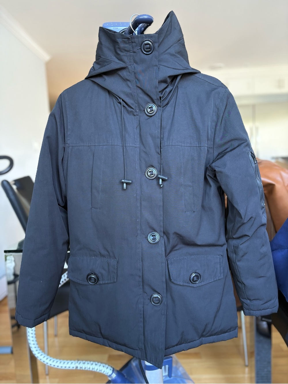 Canada Goose Women's Black Hooded Puffer Jacket